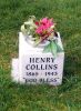 Memorial vase for Henry Collins